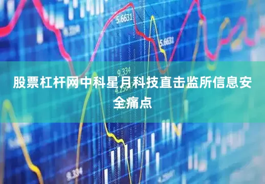 股票杠杆网中科星月科技直击监所信息安全痛点